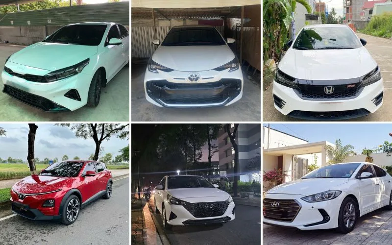 Các dòng 4 chỗ cho thuê xe đi Long Khánh Đồng Nai