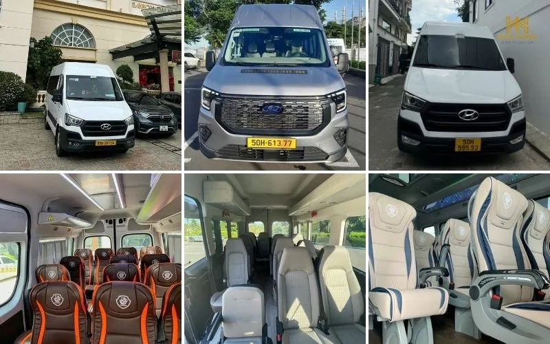 Xe trần cao đi du lịch Hồ Tràm cho khách thích rộng rãi